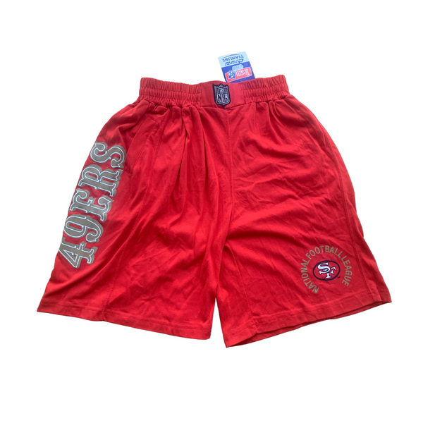 NEW Campri Team Line San Francisco 49ers Sweat Shorts red Size L