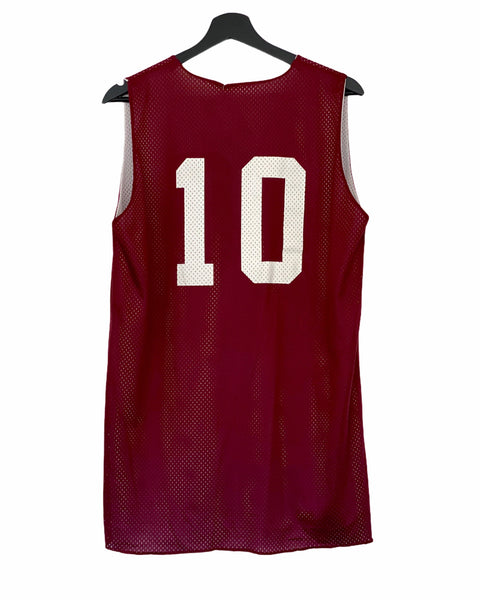 Champion College B Ball Jersey 2 Sides Vest White / Red   Medium freeshipping - Unique Pieces Vintage