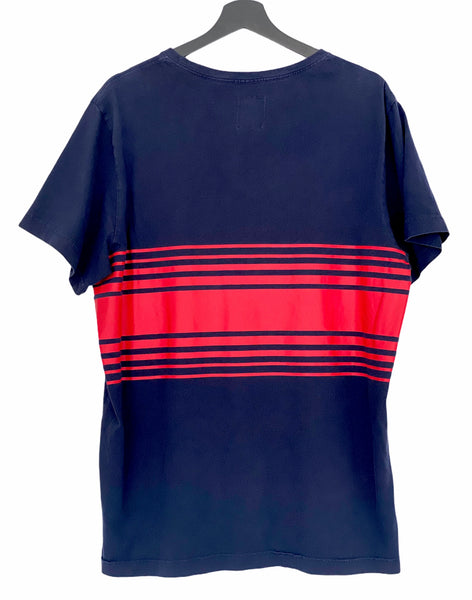 Nike Sportswear Striped Paris St Germain T Shirt Tee Navy Blue XL freeshipping - Unique Pieces Vintage