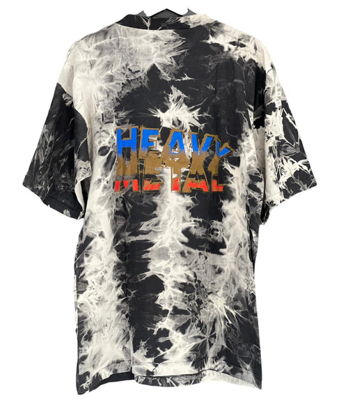 Vintage Heavy Metal Fest tie dye Run DMC KISS Puplic Enemy Shirt Tee all over print  Large