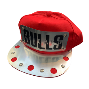 Vintage Cap Chicago Bulls snapback red metal one size freeshipping - Unique Pieces Vintage