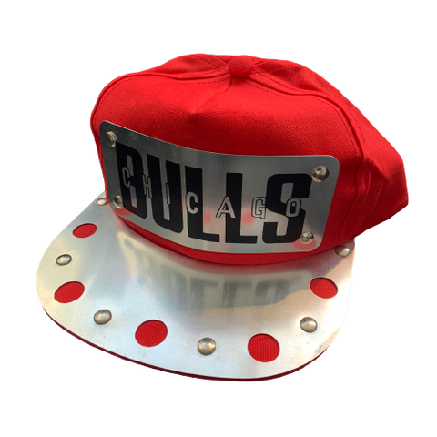 Vintage Cap Chicago Bulls snapback red metal one size freeshipping - Unique Pieces Vintage