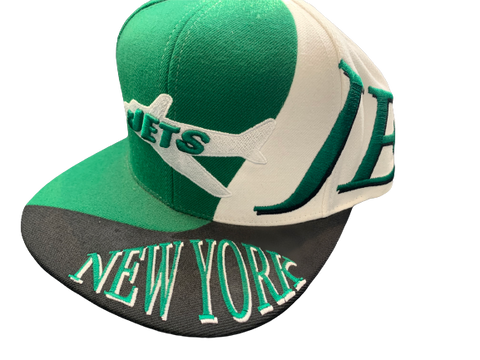 Vintage Cap New York Jets NFL  Snapback stitched green white one size freeshipping - Unique Pieces Vintage