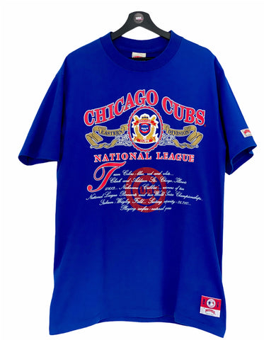Nutmeg Chicago Cubs  T -Shirt Blau XLarge freeshipping - Unique Pieces Vintage