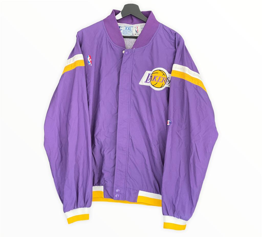 Champion Los Angeles Lakers OG 90´s NBA warm up jacket purple/yellow XXLarge