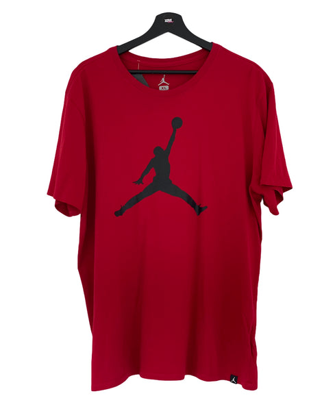Nike Air Jordan Jumpman Logo  T -Shirt tee  red/black    XLarge freeshipping - Unique Pieces Vintage