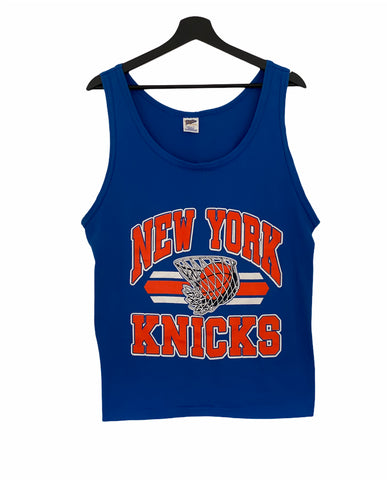 New York Knicks Tank Top Basketball jersey  NBA Blue  Medium freeshipping - Unique Pieces Vintage