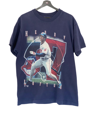 Pro Player Cleveland Indians Kenny Lofton OG 90´s MLB Tee T-Shirt Size Large freeshipping - Unique Pieces Vintage