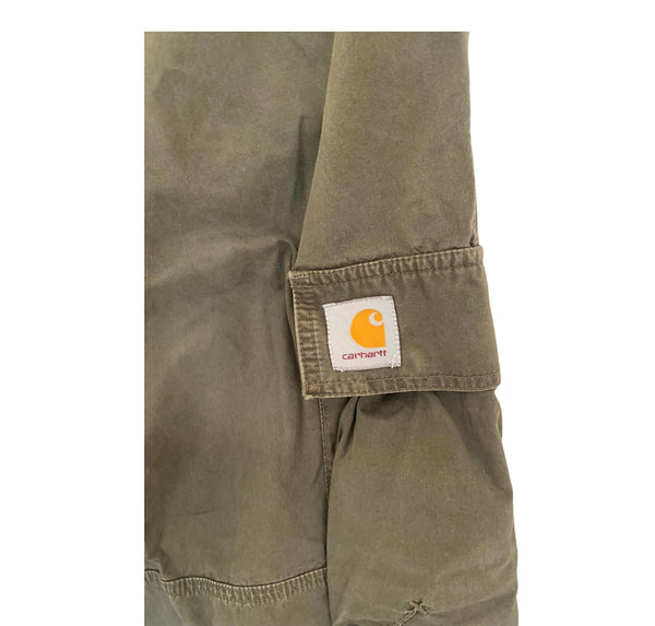 Carhartt pants Cargo pants washed olive green 34/ 32 freeshipping - Unique Pieces Vintage