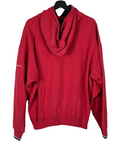 Champion DREAM TEAM USA Sleeve C 1/4 Zip Hoodie Sweatshirt Red Size Large
