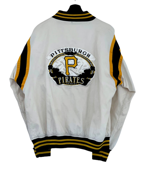 Starter Pittsburgh Pirates MLB Canvas Bomber Jacket white-black XLarge