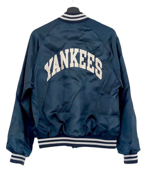 Chalk Line New York Yankees baseball satin jacket blue white Size medium