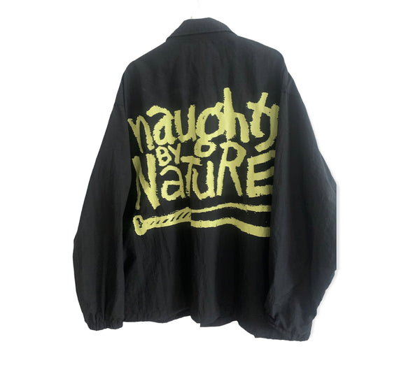 Vintage 90's Rock Embassy Naughty by Nature Coach jacket black Size XL