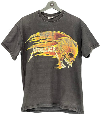 Metallica Metal band Shirt T Shirt Tee Frontprint back Black wash medium