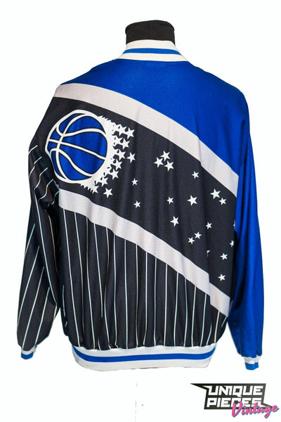 Champion Orlando Magic Warm Up jacket Jacke NBA Black/ Blue Large freeshipping - Unique Pieces Vintage