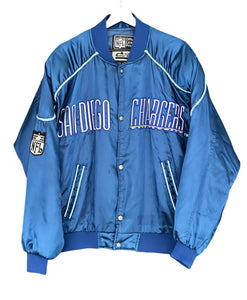 Campri Teamline San Diego LA Chargers 90´s satin bomber jacket size Large