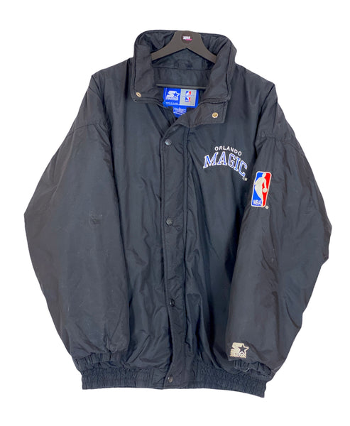 Starter Orlando Magic NBA puffer jacket Parka black Size Large freeshipping - Unique Pieces Vintage