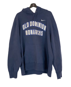 Nike Old Diminions Monarchs college sweater hoodie mini swoosh darkblue 3XL freeshipping - Unique Pieces Vintage