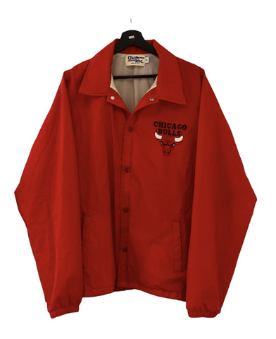 Chalk Line Chicago Bulls Coach jacket wind jacket red XLarge freeshipping - Unique Pieces Vintage