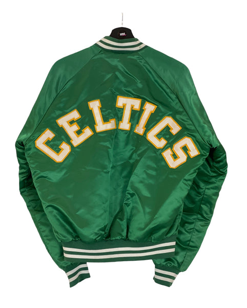 Chalk Line Boston Celtics NBA embroidered varsity satin jacket green Size Large freeshipping - Unique Pieces Vintage