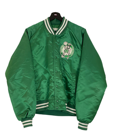 Chalk Line Boston Celtics NBA embroidered varsity satin jacket green Size Large freeshipping - Unique Pieces Vintage