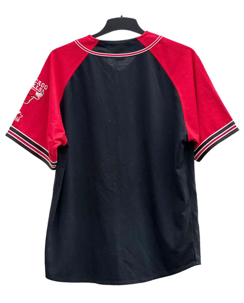 Starter Chicago Bulls 90´s NBA Baseball Jersey black/red Large