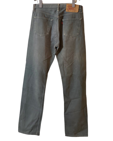 Levi´s 501 jeans pants vintage distressed grey 34/34 freeshipping - Unique Pieces Vintage